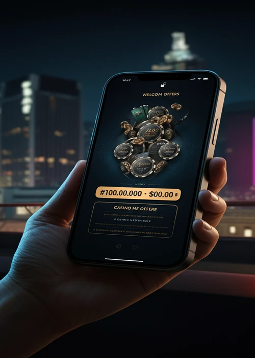 Bannner principal de Monsterwin Casino con la oferta del Bono de Bienvenida: 100% hasta 750$ y 200 giros gratis.